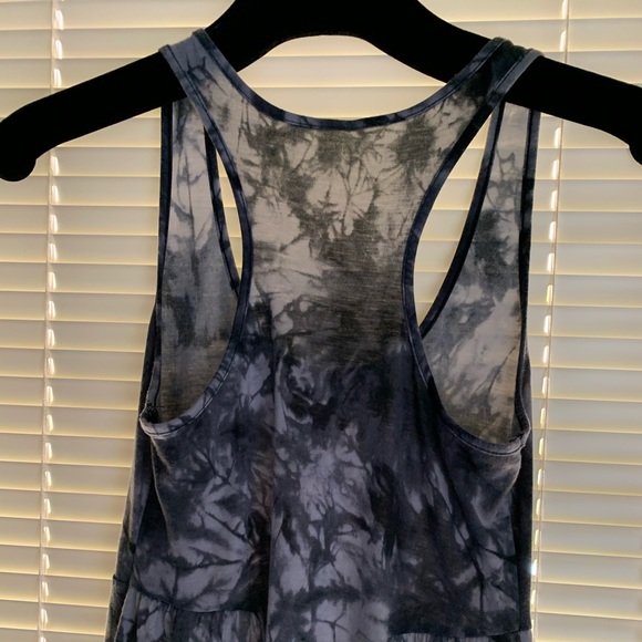 Ladies Casual Cotton Blend Tank Dress Gray Tones - Picture 5 of 6